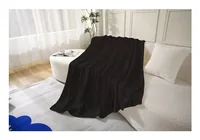 Flair Decke Shiny 150 x 200 cm, Schwarz - Eigenschaften: Keine Eigenschaft - Zertifikate: Keine Zertifizierung - Breite: 150 cm - Höhe: 200 cm - Detailfarbe: Schwarz - Produkttyp: Decken