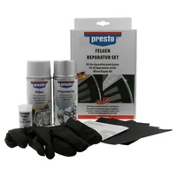 Presto Felgen-Reparatur-Set - Detailfarbe: Silber - Set: Ja - Zubehörtyp: Reparatur-Kit