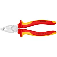Knipex Kombizange 180 mm 1000 V verchromt - Typ: Kombizange - Länge: 180 mm