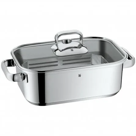 WMF 1741026040 Vitalis Compact Aroma Dampfgarer mit Silikondichtung