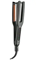 Revlon Haarglätter Double Straight - Ionentechnologie: Nein - Haarglätter Eigenschaften: Automatische Sicherheitsabschaltung - Glätten - Verriegelungsmechanismus - Einstellbare Temperatur - Material Glättplatten: Keramik - Anwender: Heimanwender