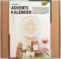 Folia Adventskalender Makramee - Motive: Weihnachten - Befüllt: Nein - Kalendertyp: DIY-Kalender - Alkoholhaltig: Nein