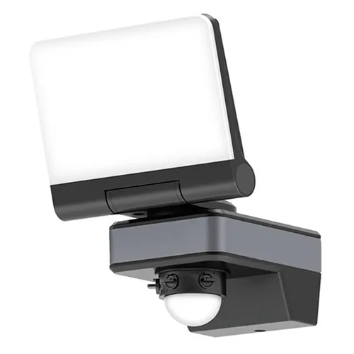 STEFFEN Aussenwandleuchte Floodlight LED PIR 24W - Betriebsart: Netzbetrieb - Dimmbar: nicht dimmbar - Montage: Wand - Anwendungsbereich: Indoor - Outdoor - Zusätzliche Ausstattung: Bewegungssensor - Lampensockel: LED fest verbaut