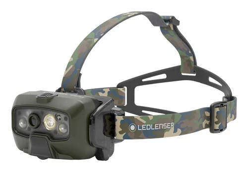 LED LENSER Stirnlampe HF8R Core RGB Camouflage - Einsatzbereich: Outdoor & Camping - Betriebsart: Akkubetrieb - Leuchtmittel: LED - Leuchtweite: 210 m - Max. Laufzeit: 90 h - Min. Laufzeit: 3.5 h