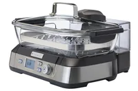 Cuisinart Dampfgarer Digital Steam Cooker - Detailfarbe: Silber - Ausstattung: Beleuchtetes Display - Warmhaltefunktion - Glasdeckel - Funktionen: Wärmen - Dampfgaren - Leistung: 1800 W