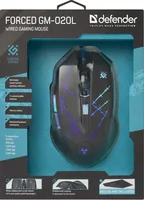 Defender Forced GM-020L mouse Gaming Ambidextrous USB Type-A Optical 3200 DPI