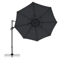Doppler Sonnenschirm Life 310 Side - Anthrazit - Breite: 310 cm - Länge: 310 cm - Einsatzgebiet: Outdoor - Detailfarbe: Anthrazit
