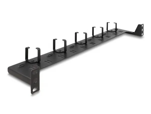 Delock 48.30cm 19"" LWL Rangierpanel 1 HE schwarz