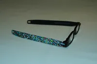 Figoline Lesebrille Hundertwasser +2,5 - Grössensystem: EU - Brillenglasfarbe: Klar - Zielgruppe: Unisex - Sehstärke: +2 -5 - Brillenform: Rechteckig - Kopfbreite: Normal