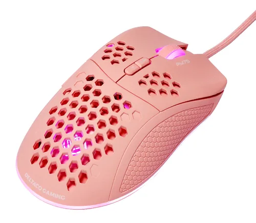 Deltaco Gaming GAM-108-P mouse Right-hand USB Type-A Optical 6400 DPI