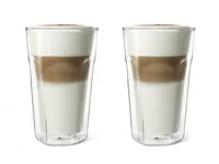 1x2 Leopold Vienna Glas Latte Macchiato doppelwandig   LV01516