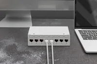CAT 6A KEYSTONE MOD SHIELD 8PCS SHIELDED TOOL-FREE CONNECTION