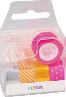 Heyda Washi Tape Neon Akzente Pink - Detailfarbe: Neonpink - Länge: 3 m - Set: Ja - Breite: 12 mm