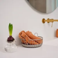 Zone Denmark Waschlappen Classic 30 x 30 cm, Orange/Gelb - Nachhaltigkeit: OEKO-TEX® STANDARD 100 - Detailfarbe: Gelb - Orange - Breite: 30 cm - Länge: 30 cm - Material: Baumwolle