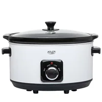 Adler AD 6413W Slow cooker 5.8 l White