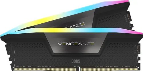 DIMM 16 GB DDR5-5200 (2x 8 GB) Dual-Kit (schwarz, CMH16GX5M2B5200C40, Vengeance RGB, INTEL XMP)