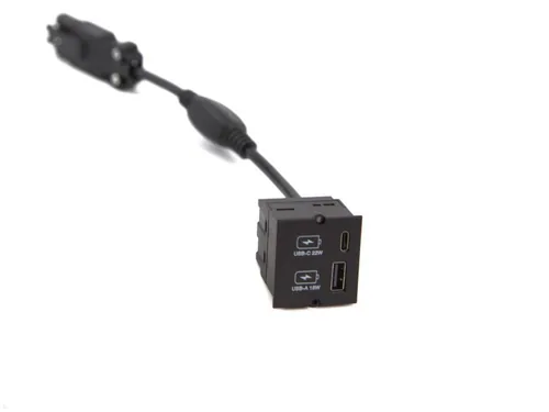 Bachmann 917.227 socket-outlet USB A + USB C Black