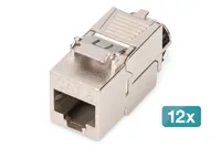 DIGITUS CAT 8.1 Keystone Modul, geschirmt, 12 Stk