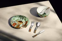 WMF Kinderbesteckset Forest Friends 4-teilig - Art: Kinderbesteckset - Materialtyp: Metall - Material: Edelstahl 18/10 - Eigenschaften: Keine Eigenschaft - Detailfarbe: Silber - Mehrfarbig - Spülmaschinenfest: Ja