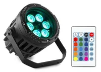BeamZ Scheinwerfer BWA63 AluPar IP65 - Typ: PAR Scheinwerfer - Leuchtmittel: LED - Ausstattung: Wasserdicht IP65 - Inkl. Fernbedienung