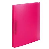 HERMA Ringbuch A4 transluzent Pink 2D-Ring Mechanik - Papierformat: A4 - Anzahl Ringe: 2