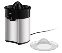 Braun CJ5050 BK electric citrus press 60 W Black, Metallic