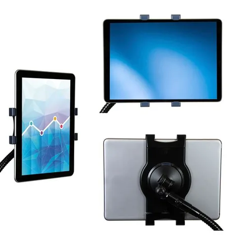GOOSENECK TABLET MOUNT - 7-11IN TABLET MOUNTS AND STANDS