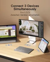 inateck Keyboard Tablet QWERTZ gray