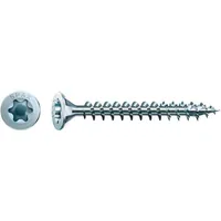Spax Universalschrauben 3.5 x 30 mm, 200 Stück - Schraubentyp: Universalschrauben - Schraubenkopf: Senkkopf - Schraubenkopfantrieb: Torx - Gewinde: Vollgewinde - Oberfläche: verzinkt blau - Material: Stahl