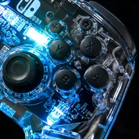 PDP Controller Afterglow Controller Wireless Deluxe - Verbindungsmöglichkeiten: Funk - Plattform: Nintendo Switch - Nintendo Switch Lite - Controller Typ: Gamepad - Detailfarbe: Transparent