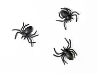 Partydeco Kleinteile Plastikspinnen Schwarz - Verpackungseinheit: 10 Stück - Detailfarbe: Schwarz - Dekotyp: Streudeko