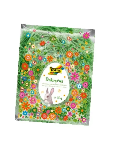 Folia Dekogras 30g, Grün - Packungsgrösse: 1 Stück - Waschbar bei: 0 °C - Detailfarbe: Grün - Material: Papier