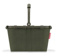 Reisenthel Einkaufskorb Carrybag XS Dark Matcha - Breite: 33.5 cm - Detailfarbe: Grün - Material: Aluminium - Polyester - Höhe: 21 cm - Länge: 19.5 cm