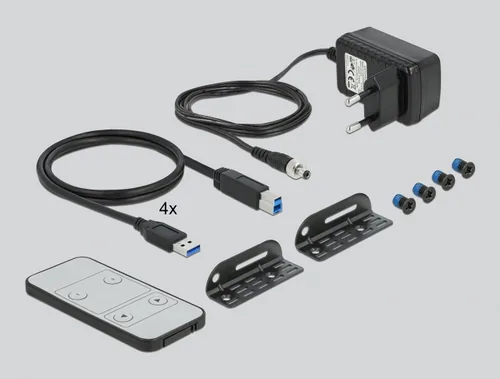 DELOCK DisplayPort 1.4 KVM Switch 8K 30Hz mit USB 3.0 und Audio
