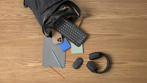 LOGITECH Pebble Keys 2 K380s - TONAL GRAPHITE - (CH) - BT - N/A - CENTRAL-419 - UNIVERSAL
