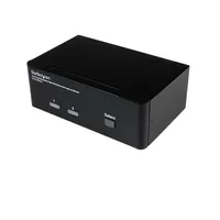 StarTech.com 2 Port Dual DisplayPort USB KVM Switch with Audio & USB 2.0 Hub - TAA