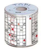 Paper + Design Toilettenpapier Sudoku 1 Rollen, 3-lagig, Mehrfarbig - Anzahl Rollen: 1 - Anzahl Lagen: 3 - Anzahl Blatt: 200 × - Detailfarbe: Mehrfarbig - Natürlich Leben: Keine Besonderheiten