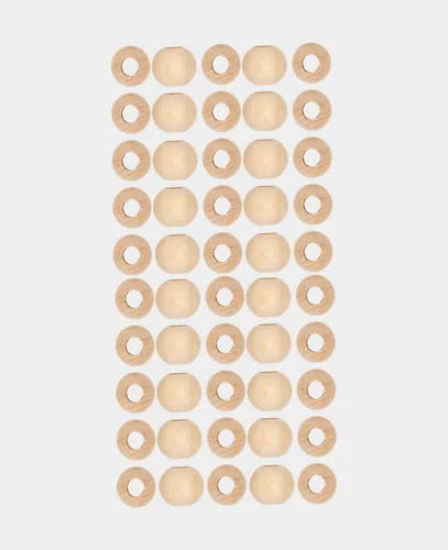 lalana 6006.230 Round bead Wood Brown 50 pc(s)