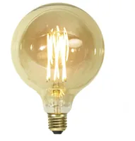 Star Trading Lampe Vintage Gold G125 3.7 W (25 W)  E27  Warmweiss (WW) - Energieeffizienzklasse EnEV 2020: G - Lampensockel: E27 - Farbtemperatur Kelvin: 1800 K - Gesamtleistung: 3.7 W - Dimmbar: dimmbar - Zusätzliche Ausstattung: Keine
