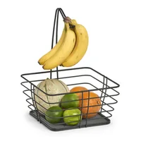 Zeller Present 27420 serving basket Square Metal Black
