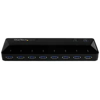 10-PT USB 3.0 HUB W/ CHARGING 2X1.5A CHARGE AND SYNC PORTS