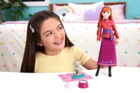 Disney Die Eiskönigin Anna-Modepuppe und Wolfsjunges-Figur