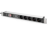 Digitus DN-95433 Stromverteilereinheit (PDU) 5 AC-Ausgänge 1U