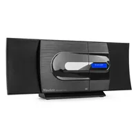 Audizio Radio/CD-Player Tours Schwarz - Radio Tuner: FM - DAB+ - Stromversorgung: Netzbetrieb - Detailfarbe: Schwarz - Ausstattung: Sleep-Timer - Equalizer - Display - Fernbedienung - CD-Player - Senderspeicher - Typ: Tischradio