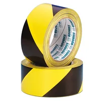 Advance Warnband AT 0008 50 mm x 33 m, Gelb/Schwarz - Breite: 50 mm - Länge: 33 m - Verpackungseinheit: 1 Stück - Detailfarbe: Gelb - Schwarz - Klebehaftung: Klebend - Art: Gewebeband