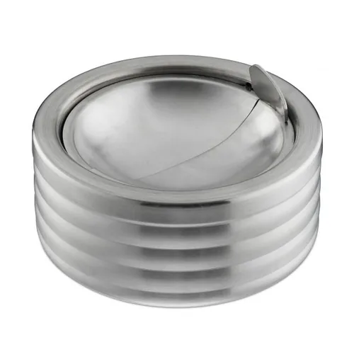 Relaxdays 10025043 ashtray Oval Stainless steel