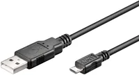 Microconnect USBABMICRO18 USB Kabel USB 2.0 1,8 m USB A Micro-USB B Schwarz