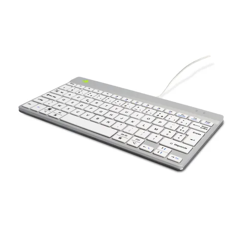R-GO COMPACT BREAK ERGONOMIC KEYBOARD QWERTY (FR) WITH WHITE
