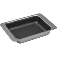 WMF Auflaufform ProfiResist 34 cm x 22 cm x 5 cm - Materialtyp: Metall - Material: Cromargan - Detailfarbe: Schwarz - Set: Nein - Verpackungseinheit: 1 Stück - Form: Eckig