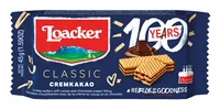 Loacker Cremkakao 175 g - Produkttyp: Waffeln - Nährwertangabe pro: 100 g - Energiegehalt (in kj): 2134 KJ - Energiegehalt (in kcal): 511 Kcal - Fett: 27 g - Davon gesättigte Fettsäuren: 22 g